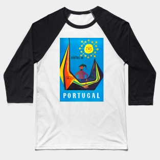 Vintage Travel Poster Portugal Visitez le portugal Baseball T-Shirt